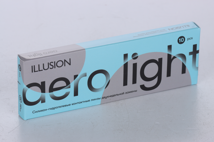 Линзы ILLUSION Aero Light контактные 2 недели (диоптрия -8,5), 10 шт