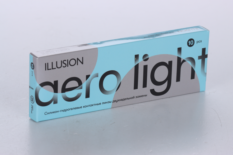 Линзы ILLUSION Aero Light контактные 2 недели (диоптрия -10,0), 10 шт