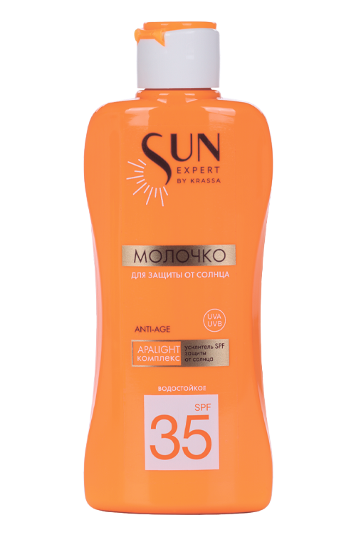 Молочко Krassa д/защиты от солнца SPF35, 180 мл