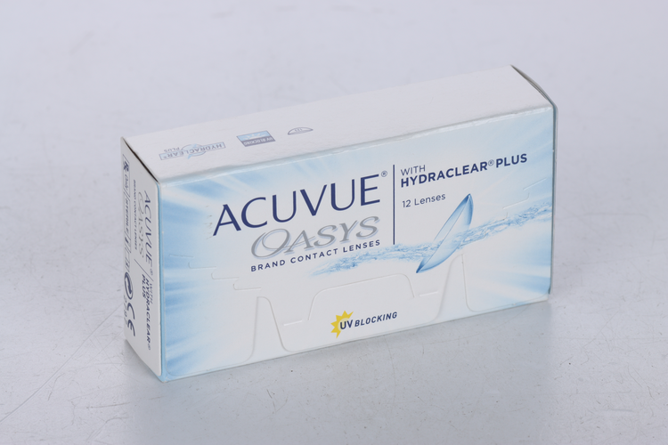 Контактные линзы ACUVUE Oasys with hydraclear plus 12 линз R 8.4 D +8.00