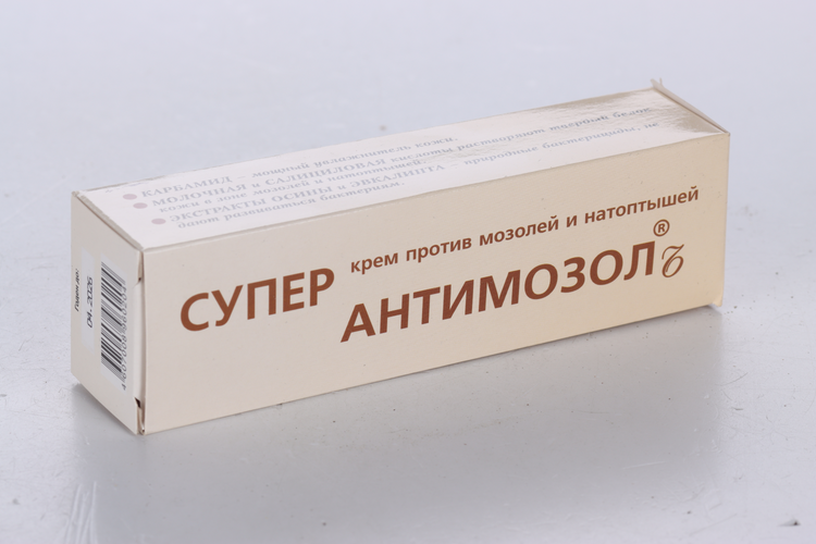 Крем Лаборатория Гарни СуперАнтимозоль п/мозолей/натоптышей д/пяток/ступней, 75 г