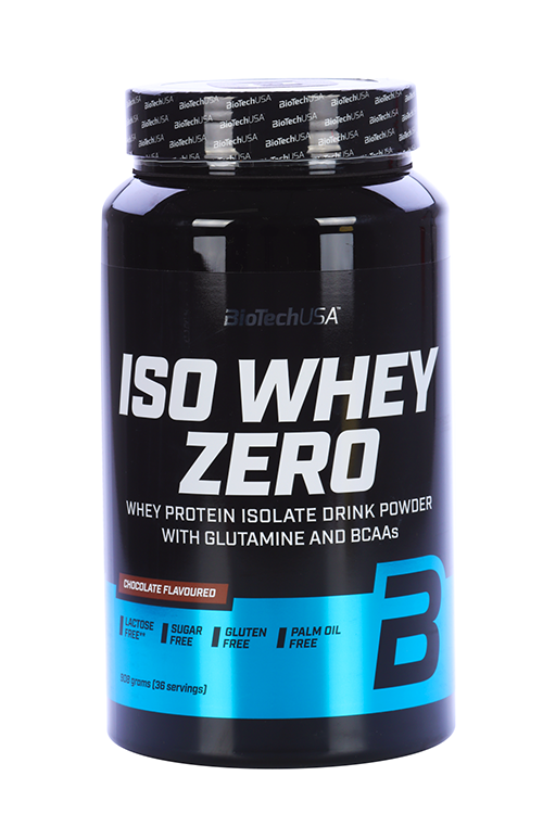 Протеин изолят сывороточный BioTechUSA Iso Whey Zero шоколад, 908 г
