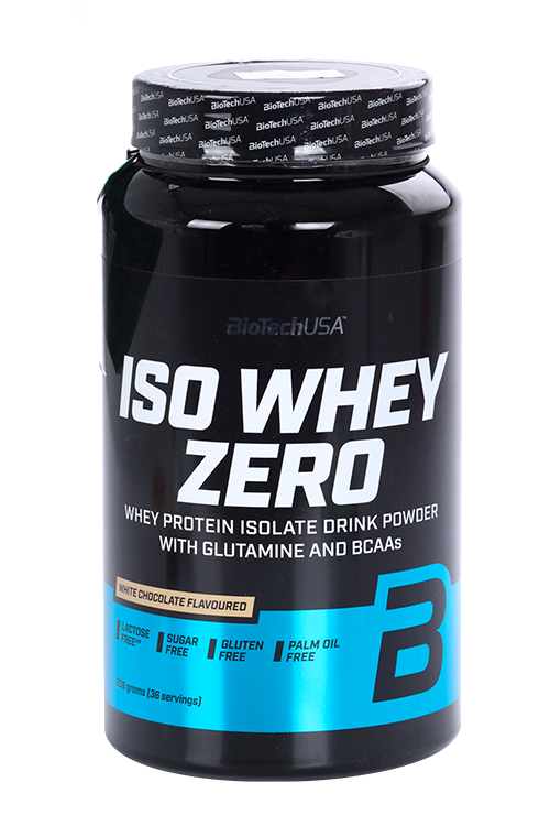 Протеин изолят сывороточный BioTechUSA Iso Whey Zero белый шоколад, 908 г