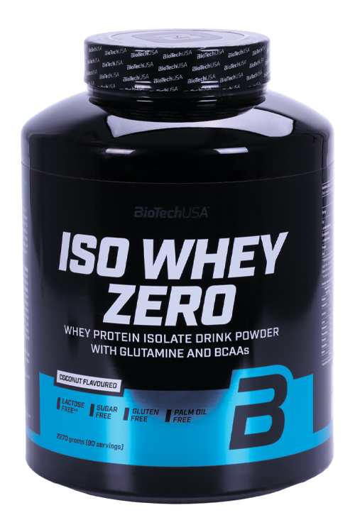 Протеин изолят сывороточный BioTechUSA Iso Whey Zero кокос, 2 270 г