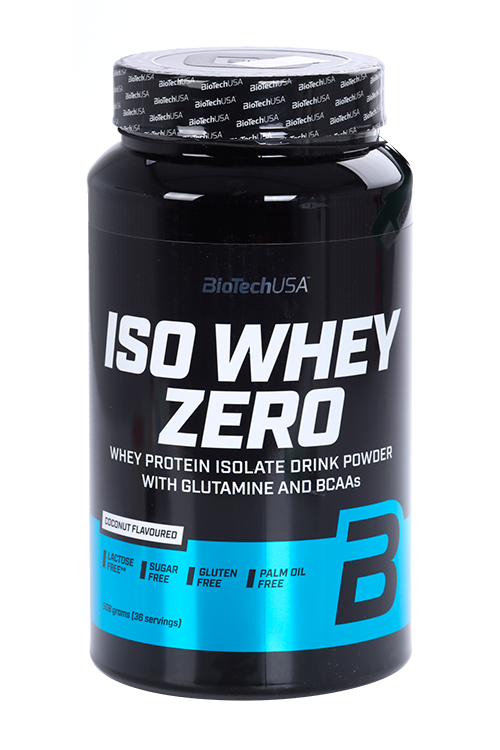 Протеин изолят сывороточный BioTechUSA Iso Whey Zero кокос, 908 г