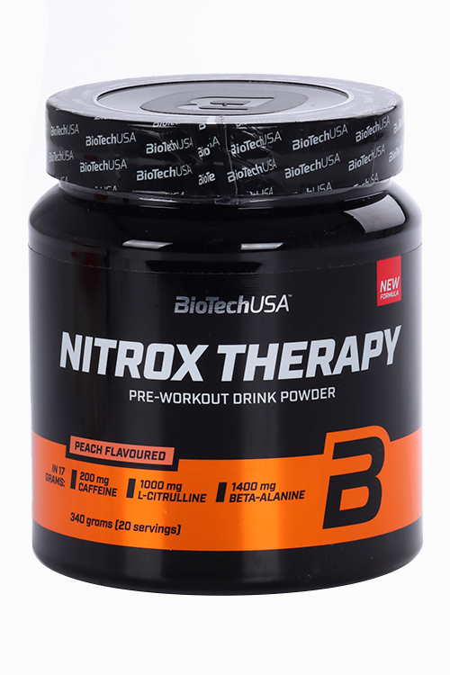 Комплекс предтренировочный BioTechUSA Nitrox Therapy персик, 340 г