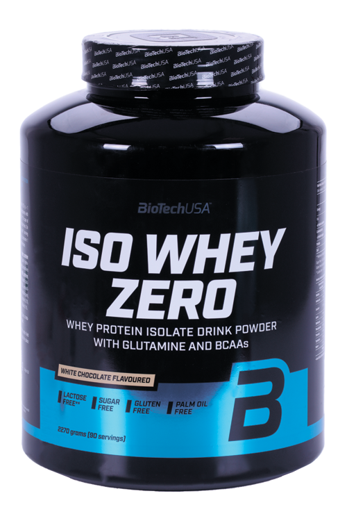Протеин изолят сывороточный BioTechUSA Iso Whey Zero белый шоколад, 2 270 г