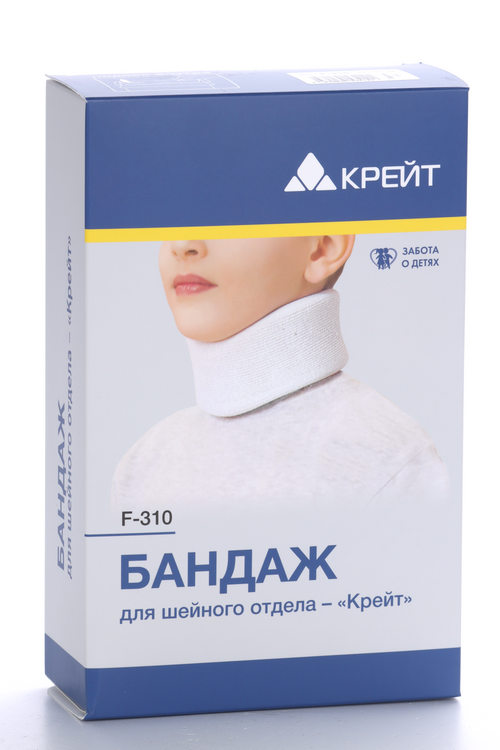 Бандаж Крейт F-310 д/шейного отдела д/детей р 4, белый