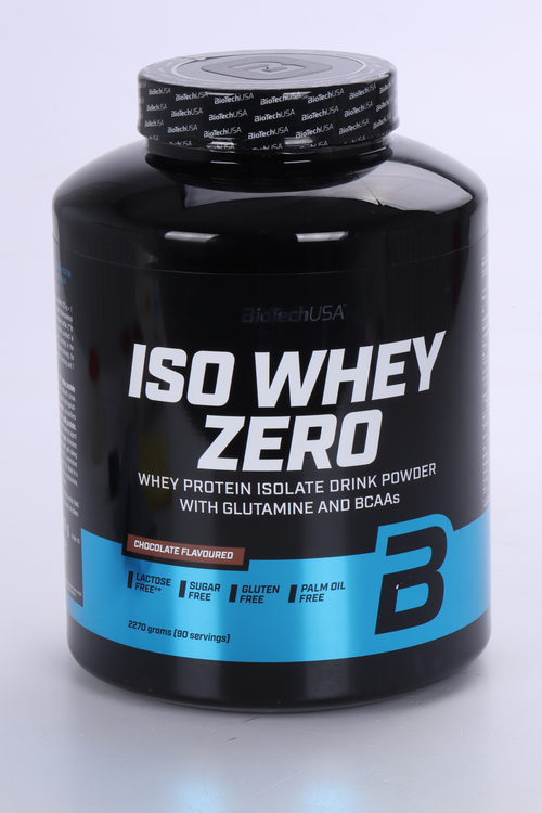 Протеин изолят сывороточный BioTechUSA Iso Whey Zero шоколад, 2 270 г