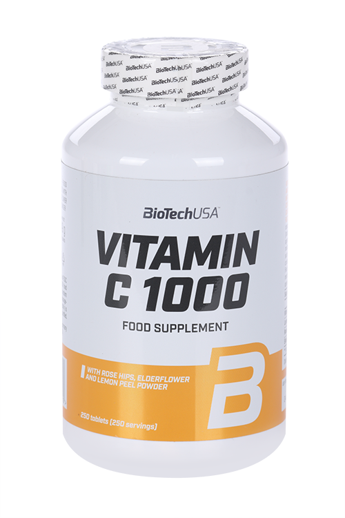 Витамин C 1000 BioTechUSA, 250 шт, таблетки