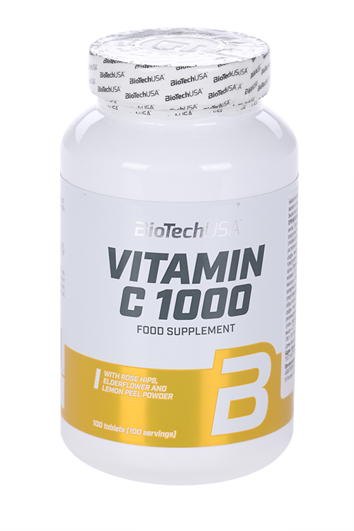 Витамин C 1000 BioTechUSA, 100 шт, таблетки