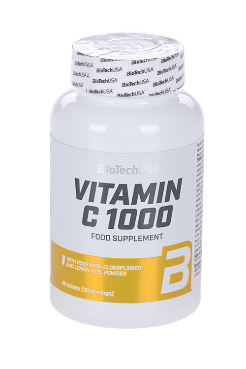 Витамин C 1000 BioTechUSA, 30 шт, таблетки