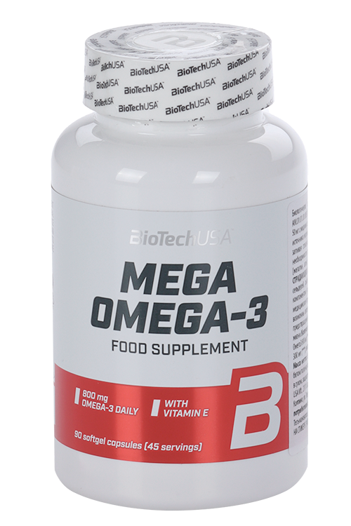 Мега Омега-3 BioTechUSA, 90 шт, капсулы