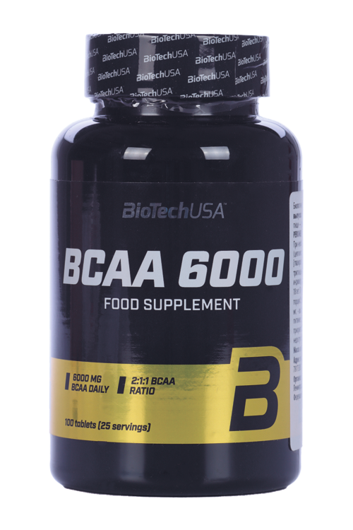 Аминокислоты BioTechUSA BCAA 6000, 100 шт, таблетки