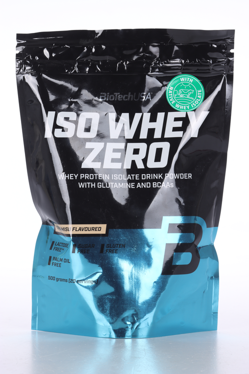 Протеин изолят сывороточный BioTechUSA Iso Whey Zero тирамису, 500 г