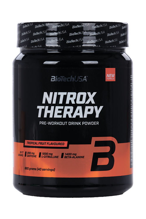 Предтренировочный комплекс BioTechUSA Nitrox Therapy тропич фрукты, 680 г