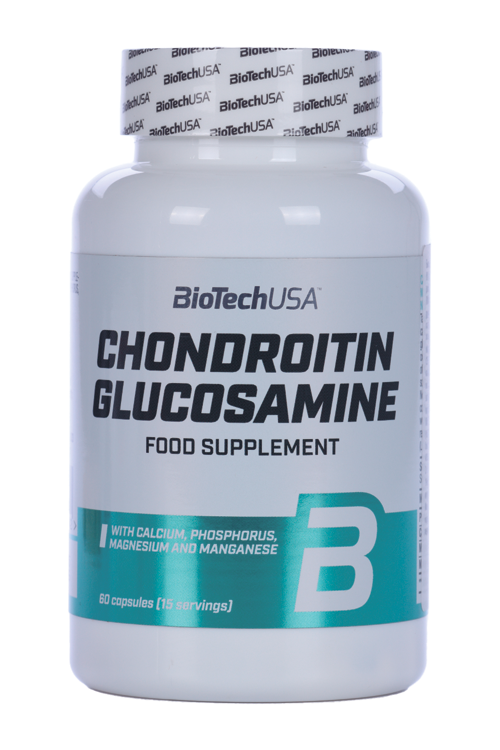 Хондропротектор BioTechUSA Chondroitin Glucosamine, 60 шт, капсулы