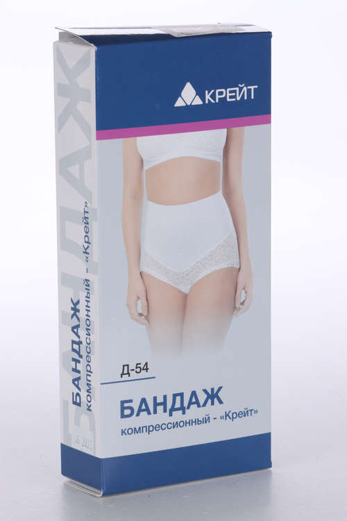 Бандаж Крейт Д-54 компрессионный р 3, белый