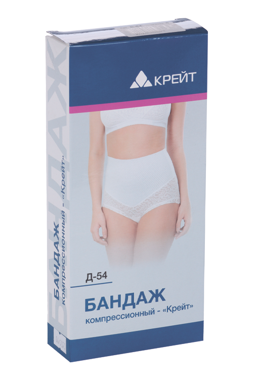 Бандаж Крейт Д-54 компрессионный р 6, белый