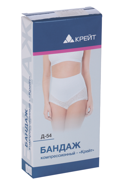 Бандаж Крейт Д-54 компрессионный р 7, белый