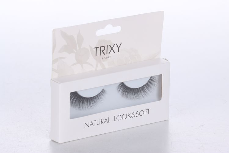 Ресницы накладные TRIXY BEAUTY NATURAL LOOK&SOFT с клеем 1 мл в составе (716)