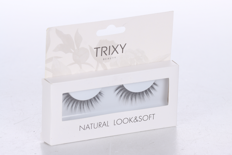 Ресницы накладные TRIXY BEAUTY NATURAL LOOK&SOFT с клеем 1 мл в составе (717)