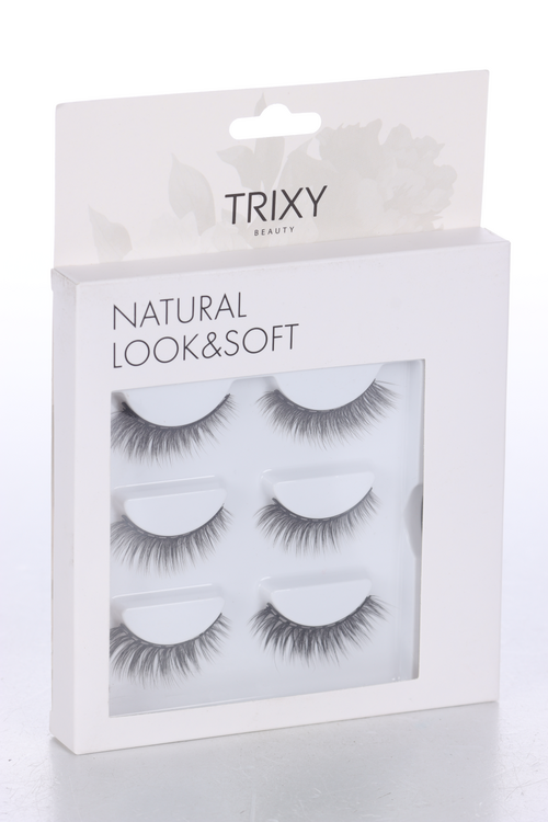 Ресницы накладные TRIXY BEAUTY магнитные  NATURAL LOOK&SOFT /магнитная подводка/пинцет (807)