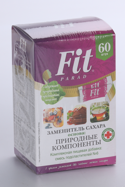 Заменитель сахара ФитПарад №6, 60 г, саше
