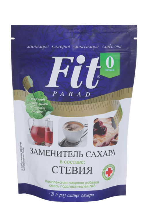 Заменитель сахара ФитПарад №8, 250 г, дой-пак