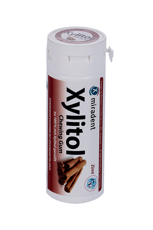 Жевательная резинка Miradent Xylitol со 100% ксилитом корица, 30 шт