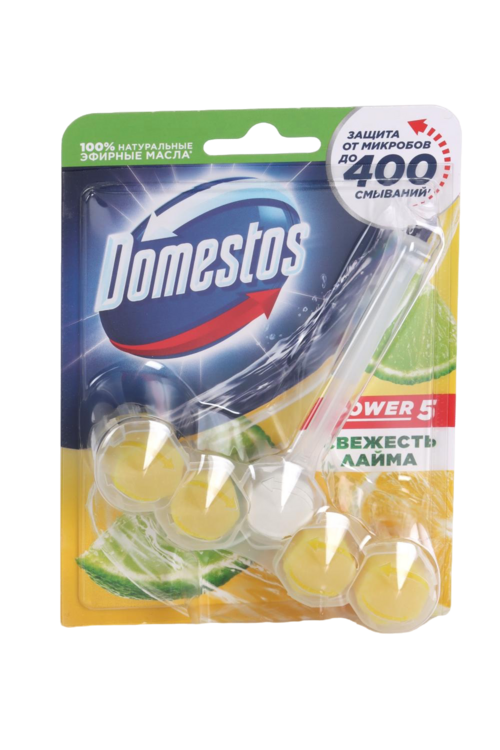 Блок туалет Domestos Свежесть лайма 55 г