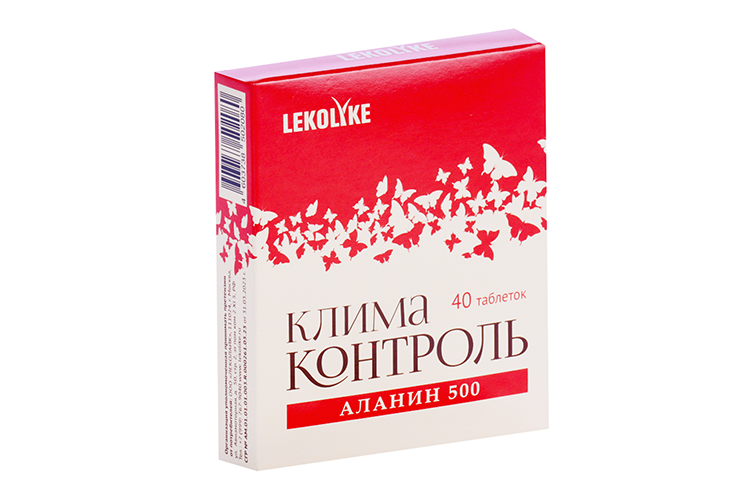 Климаконтроль аланин 500 Lekolike, 700 мг, 40 шт, таблетки