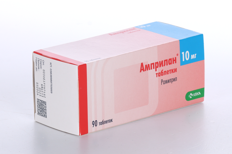 Рамиприл Амприлан 10 мг, 90 шт, таблетки