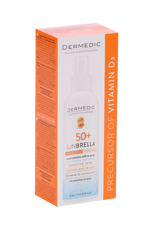 Молочко Дермедик Sunbrella солнцезащитное д/дет SPF50+, 150 мл