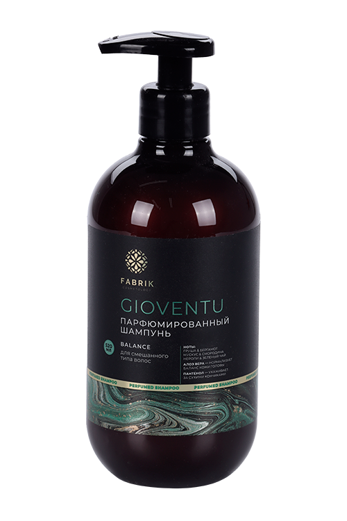 Шампунь Fabrik cosmetology Gioventu парфюм д/смеш типа волос нормал балан кож головы увл/пит, 520 мл