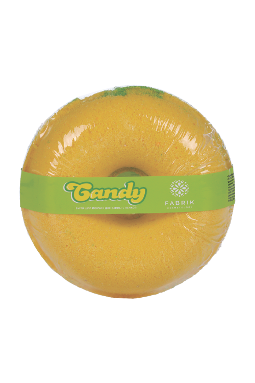 Пончик д/ванны Fabrik cosmetology Candy бурлящий с пенкой, 120 г