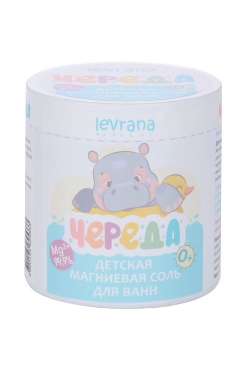 Соль д/ванн Леврана магниевая Череда детская (с 0 мес), 500 г