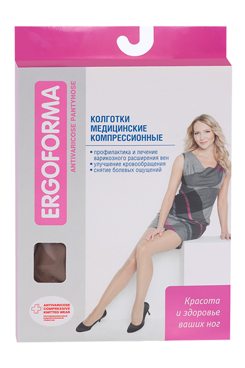 Колготки Ergoforma 1 класс компр бронз (112) р 6