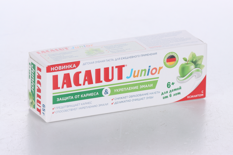 З/паста Lacalut Junior защита от кариеса/укрепление эмали (6+), 65 г