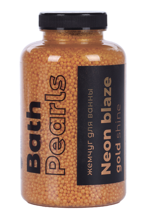 Жемчуг д/ванны Fabrik cosmetology Neon Blaze Gold Shine, 320 г