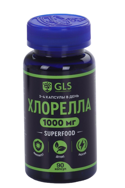 Хлорелла GLS, 340 мг, 90 шт, капсулы