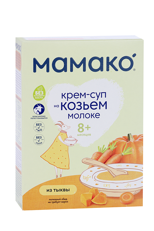 Крем-суп Мамако из тыквы на козьем молоке, 150 г