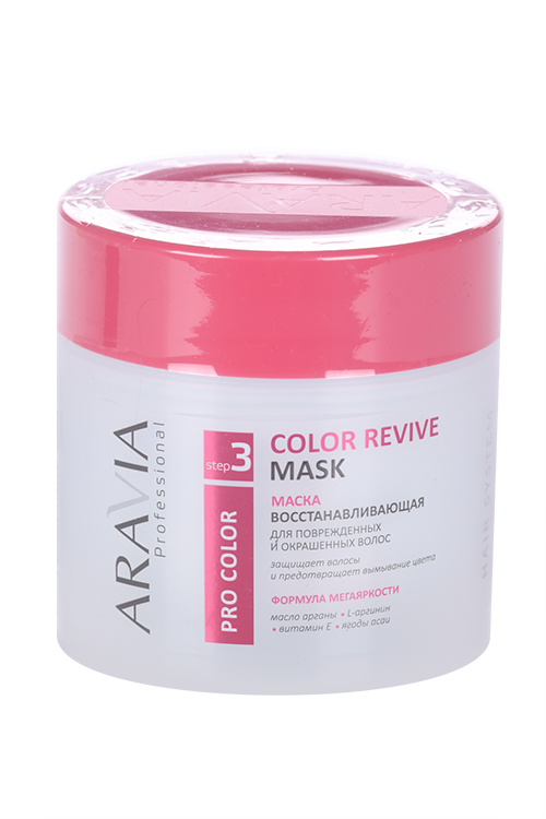 Маска ARAVIA Professional Color Revive Mask восстан д/поврежденных/окрашенных волос, 300 мл