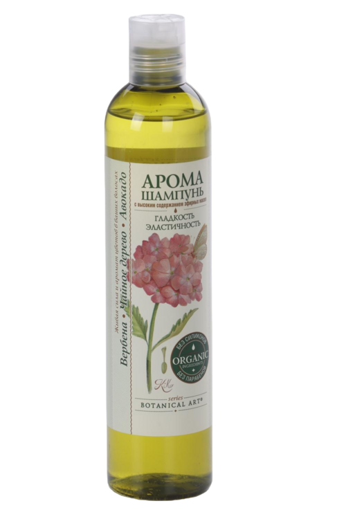 Шампунь Botanical Art Гладкость и эластичность Вербена/Чайн дерево/Авокадо, 350 мл