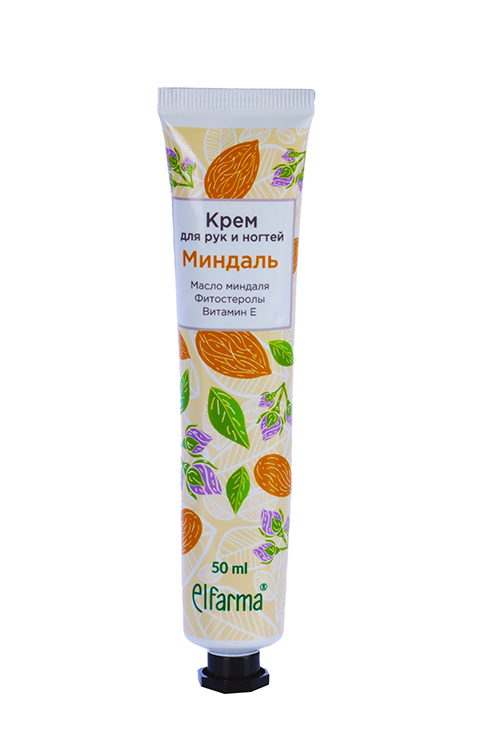 Крем Elfarma Миндаль д/рук и ногтей, 50 мл