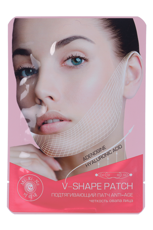 Патч Mi-Ri-Ne V-Shape AntiI-Age подтягивающий д/четкости овала лица, 8 г