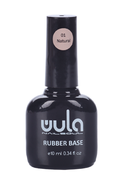 База Wula nailsoul Каучуковая камуфлирующая тон 01 натуральный 10 мл