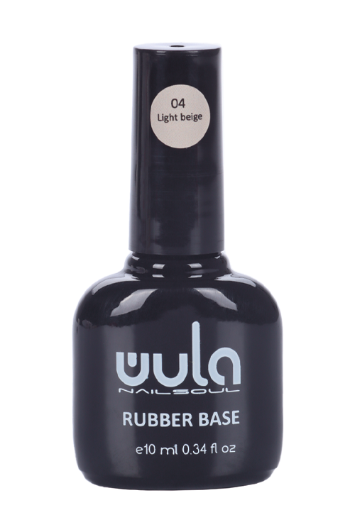 База Wula nailsoul Каучуковая камуфлирующая тон 04 светло-бежевый 10 мл
