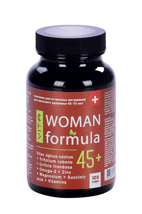 Комплекс растительных витаминов VITA WOMAN formula 45+, 105 шт, капсулы