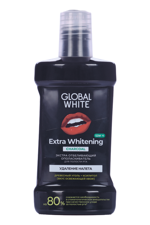Ополаскиватель д/полости рта GLOBAL WHITE  Extra Whitening, 300 мл